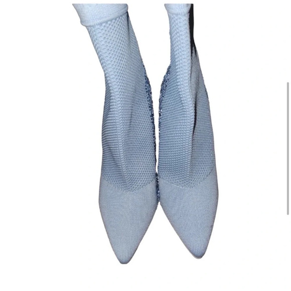 Steve Madden Majesty Blue High Heel Ankle Stilleto Boots - Picture 5 of 10